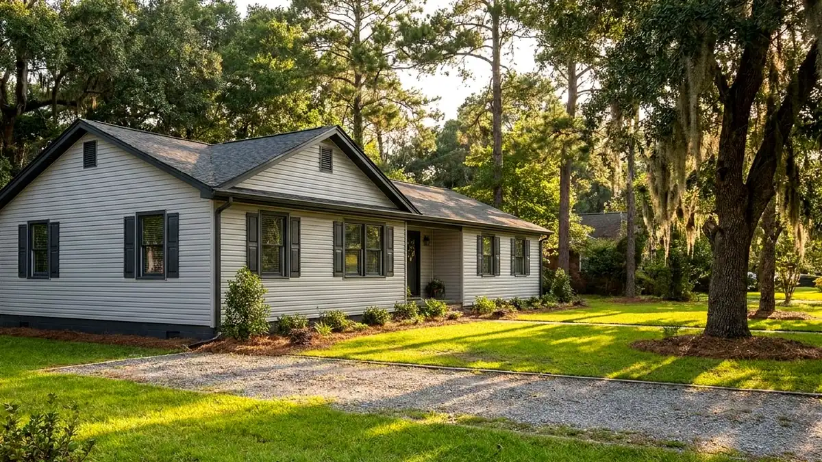 Professional siding installation on a residential home in Sumter South Carolina Sumter County vinyl siding Kevin